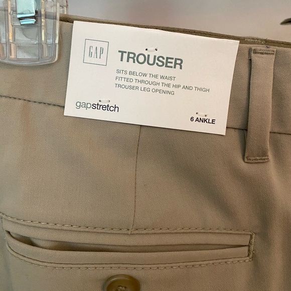 NWT GAP STRETCH ANKLE TROUSER - Picture 3 of 7